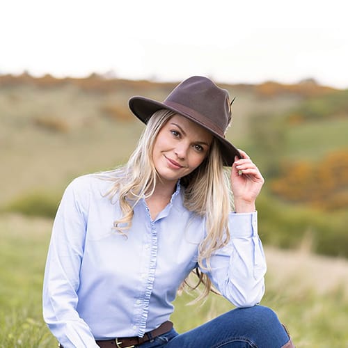 hat white diamond menu