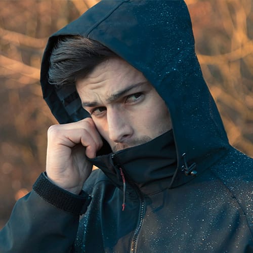 raincoats white diamond